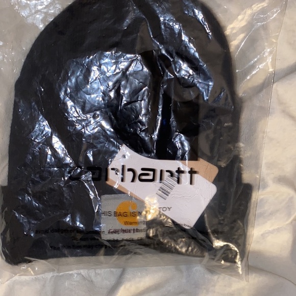 Copy - Carhartt black beanie skulls cap brand new with tags authentic black - Picture 2 of 9
